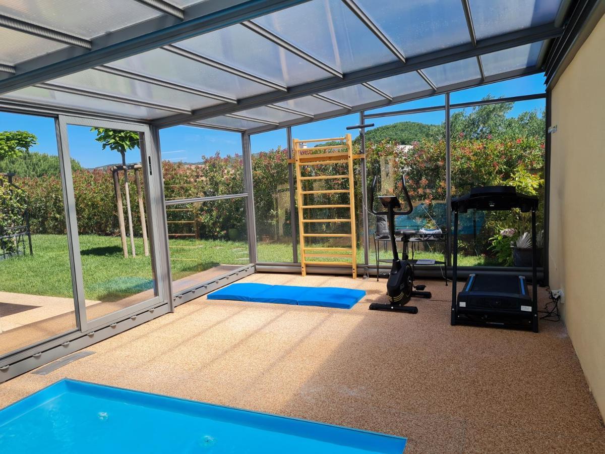 Chambres D'Hotes B&B La Bergeronnette Avec Piscine Couverte Chauffee Bizanet Εξωτερικό φωτογραφία